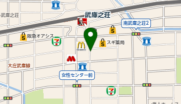 三井のカーシェアーズ リパーク武庫之荘駅南(自転車可)の地図画像