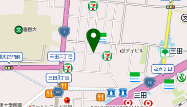 三井のカーシェアーズ リパーク芝5丁目第5(自転車可)の地図画像