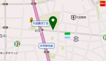 三井のカーシェアーズ リパーク大森東4丁目(自転車可)の地図画像