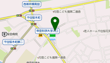 三井のカーシェアーズ リパーク千住元町第2(自転車可)の地図画像