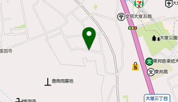 三井のカーシェアーズ リパーク大塚5丁目第3(自転車可)の地図画像