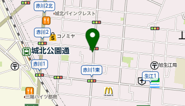 三井のカーシェアーズ リパーク旭区赤川1丁目(自転車禁止)の地図画像