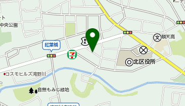 三井のカーシェアーズ リパーク王子本町1丁目第3(自転車可)の地図画像