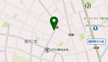 三井のカーシェアーズ リパーク南小岩1丁目(自転車可)の地図画像