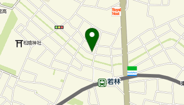 三井のカーシェアーズ 若林駅前第2(自転車禁止)の地図画像