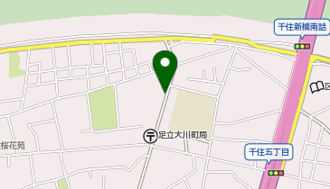 三井のカーシェアーズ リパーク千住大川町第3(自転車可)の地図画像