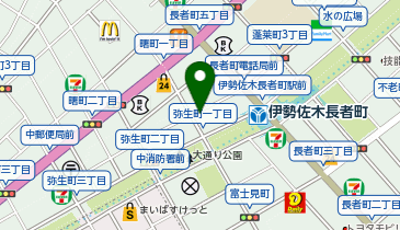 三井のカーシェアーズ リパーク長者町5丁目第3(自転車可)の地図画像