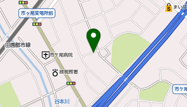 三井のカーシェアーズ リパーク横浜市ケ尾町(自転車可)の地図画像