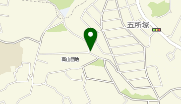 三井のカーシェアーズ リパーク川崎高山市営住宅(自転車可)の地図画像