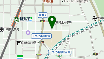 三井のカーシェアーズ リパーク川崎上丸子八幡町第3(自転車可)の地図画像