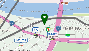 三井のカーシェアーズ リパーク川崎本町第11(自転車可)の地図画像