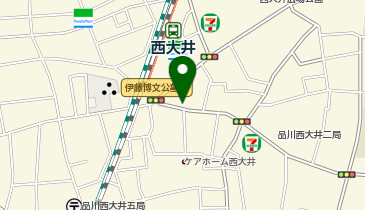 三井のカーシェアーズ ラビ・マイキャッスル西大井(自転車禁止)の地図画像