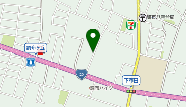 三井のカーシェアーズ リパーク調布ケ丘2丁目(自転車可)の地図画像