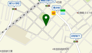 三井のカーシェアーズ リパーク東弁財3丁目第2(自転車可)の地図画像