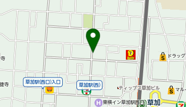 三井のカーシェアーズ リパーク草加氷川町第3(自転車可)の地図画像