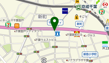 三井のカーシェアーズ リパーク千葉新町第3(自転車可)の地図画像