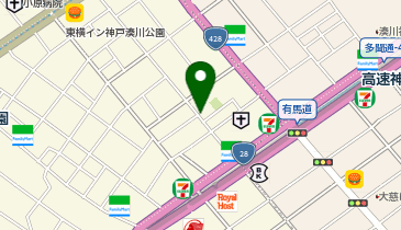 三井のカーシェアーズ リパーク神戸西多聞通1丁目第2(自転車可)の地図画像