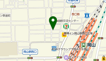 三井のカーシェアーズ リパーク岡山駅元町第7(自転車禁止)の地図画像