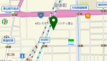 三井のカーシェアーズ リパーク岡山岩田町第6(自転車禁止)の地図画像