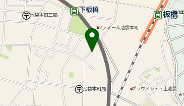 三井のカーシェアーズ リパーク池袋本町4丁目第3(自転車可)の地図画像