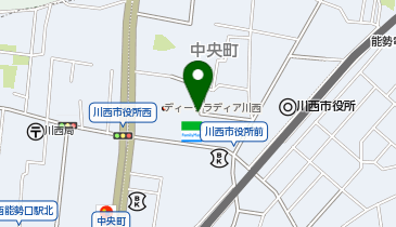 三井のカーシェアーズ リパーク川西能勢口駅前第5(自転車可)の地図画像