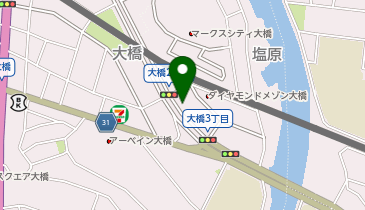 三井のカーシェアーズ リパーク大橋2丁目第2(自転車禁止)の地図画像