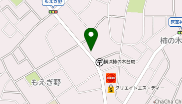 三井のカーシェアーズ リパーク横浜柿の木台(自転車可)の地図画像