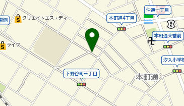 三井のカーシェアーズ リパーク横浜鶴見本町通3丁目第4(自転車可)の地図画像