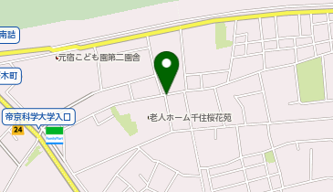 三井のカーシェアーズ リパーク千住元町(自転車可)の地図画像