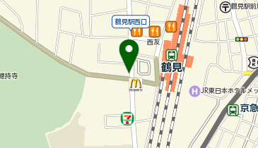 三井のカーシェアーズ リパーク鶴見駅西口第4(自転車禁止)の地図画像