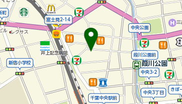 三井のカーシェアーズ ソルティア千葉セントラル(自転車禁止)の地図画像