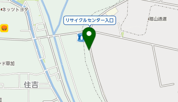 三井のカーシェアーズ リパーク草加稲荷1丁目(自転車可)の地図画像