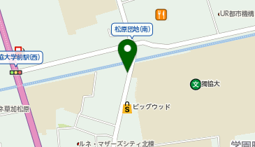 三井のカーシェアーズ リパーク草加花栗4丁目(自転車禁止)の地図画像