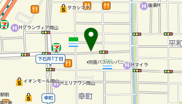 三井のカーシェアーズ リパーク岡山錦町第3(自転車禁止)の地図画像