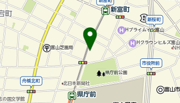 三井のカーシェアーズ リパーク富山内幸町(自転車可)の地図画像