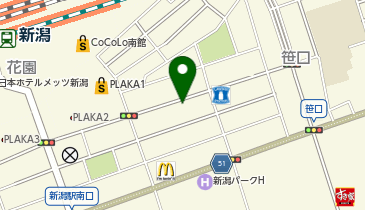 三井のカーシェアーズ リパーク新潟けやき通り第6(自転車可)の地図画像