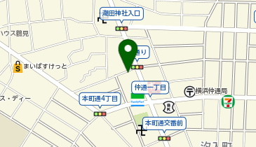 三井のカーシェアーズ リパーク横浜鶴見仲通1丁目(自転車可)の地図画像