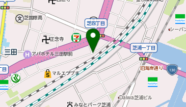 三井のカーシェアーズ リパーク芝4丁目第4(自転車可)の地図画像