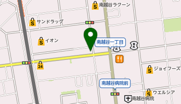 三井のカーシェアーズ リパーク南越谷1丁目第6(自転車可)の地図画像