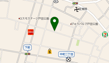 三井のカーシェアーズ リパーク戸田中町2丁目第2(自転車可)の地図画像