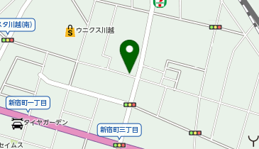 三井のカーシェアーズ リパーク川越新宿町1丁目(自転車可)の地図画像