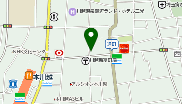 三井のカーシェアーズ リパーク川越通町第3(自転車可)の地図画像