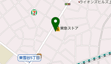 三井のカーシェアーズ 上池台5丁目第3(自転車禁止)の地図画像