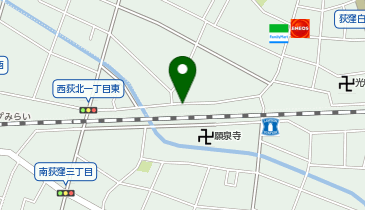 三井のカーシェアーズ リパーク上荻2丁目第2(自転車可)の地図画像