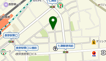 三井のカーシェアーズ リパーク長野駅東口第2(自転車可)の地図画像