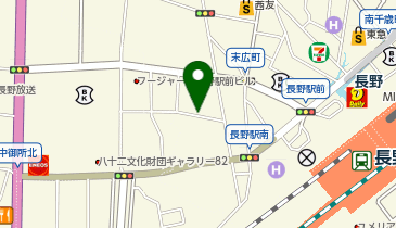 三井のカーシェアーズ リパーク長野南石堂町糀屋(自転車禁止)の地図画像