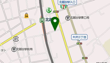 三井のカーシェアーズ リパーク北越谷駅東口第3(自転車可)の地図画像