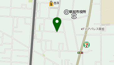 三井のカーシェアーズ リパーク草加高砂1丁目(自転車可)の地図画像