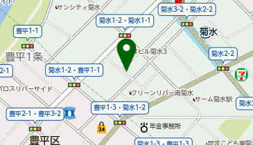 三井のカーシェアーズ リパーク札幌菊水1条2丁目第2(自転車禁止)の地図画像