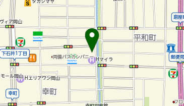 三井のカーシェアーズ リパーク岡山錦町第6(自転車禁止)の地図画像